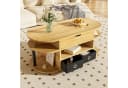 Furnishings Home Couchtisch mit Hebefunktion und Stauraum Holzoptik Schwarz Bild 4