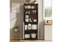 Furnishings Home LED Hochschrank 180 cm Weiß Bild 1