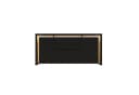 Gdood Sideboard mit 4 Türen LED Hochglanz Kommode Buffet Bild 3