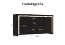 Gdood Sideboard mit 4 Türen LED Hochglanz Kommode Buffet Bild 4