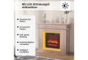 Gdood Elektrokamin mit Heizung 2000W, 3D LED Flammen, 12 Farben, Fernbedienung Bild 4