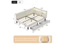 Furnishings Home LED Polsterbett 90 x 200 cm mit LED-Beleuchtung und Ladefunktion Bild 5