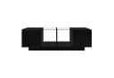 Furnishings Home Couchtisch Schwarz Hochglanz mit LED-Beleuchtung und Glasplatte Bild 4