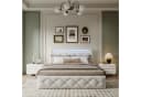 Furnishings Home LED Polsterbett 140x200 Samt Stauraum Bild 3