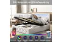 Furnishings Home LED Polsterbett 140x200 Samt Stauraum Bild 5