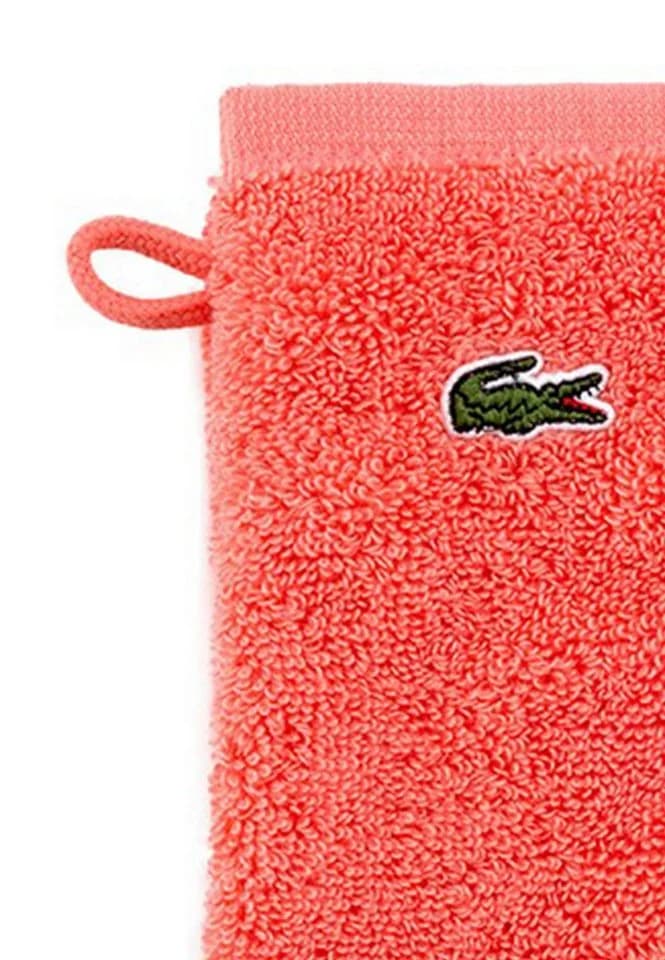 Lacoste Waschhandschuh LLECROCO Papaye 1-St