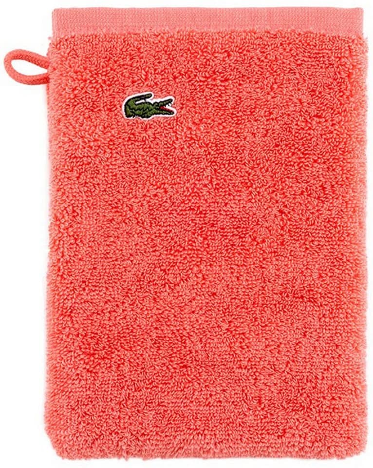 Lacoste Waschhandschuh LLECROCO Papaye 1-St - Bild 2