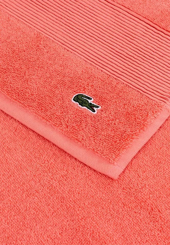 Lacoste Waschhandschuh LLECROCO Papaye 1-St - Bild 3