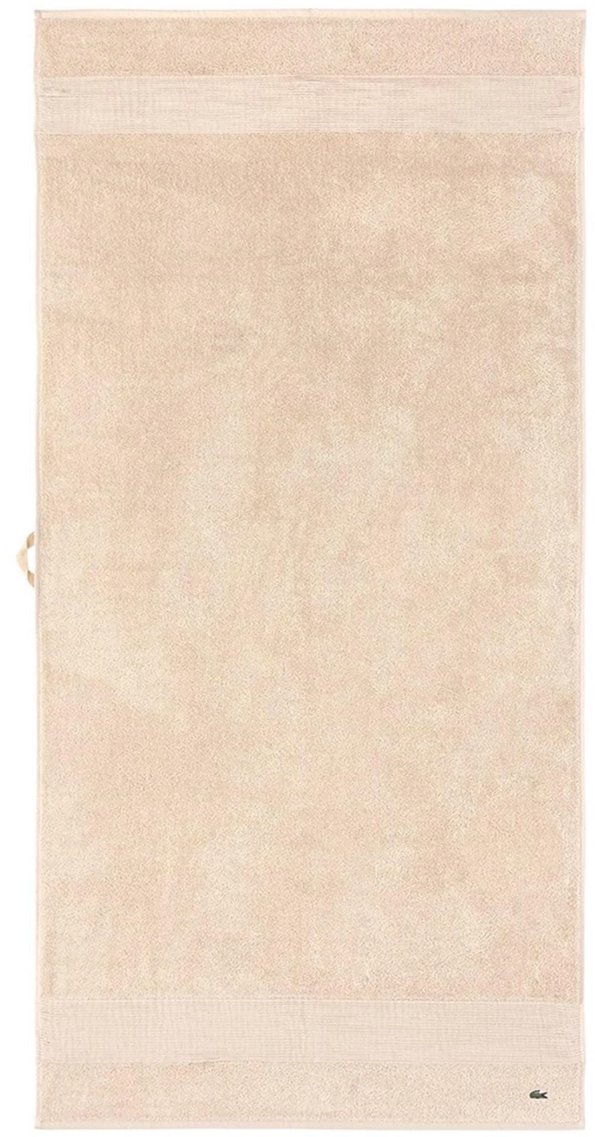 LACOSTE Duschtuch LLECROCO cappuccino Frottier