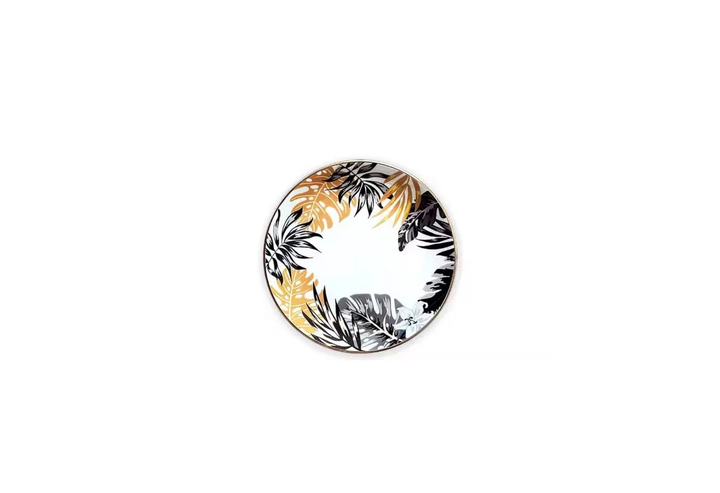 Quality Elegance Geschirrset 6-tlg. Knochenporzellan Tiger & Pfau Design - Bild 5
