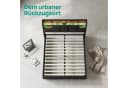 ADWOLT Stauraumbett Schwarz mit LED, USB & Lattenrost Bild 5