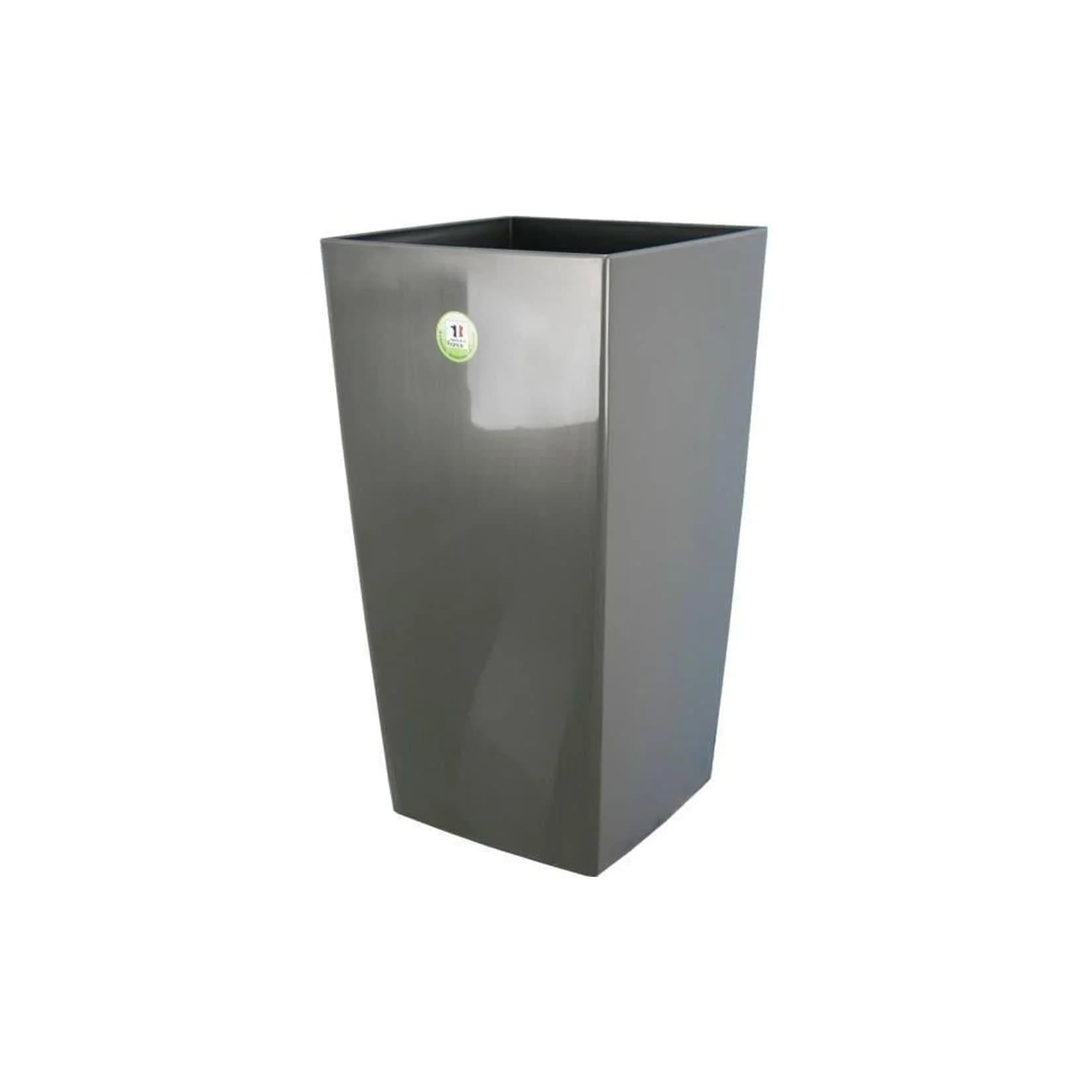 RIVIERA Blumentopf Nuance Carré Glitzergrau