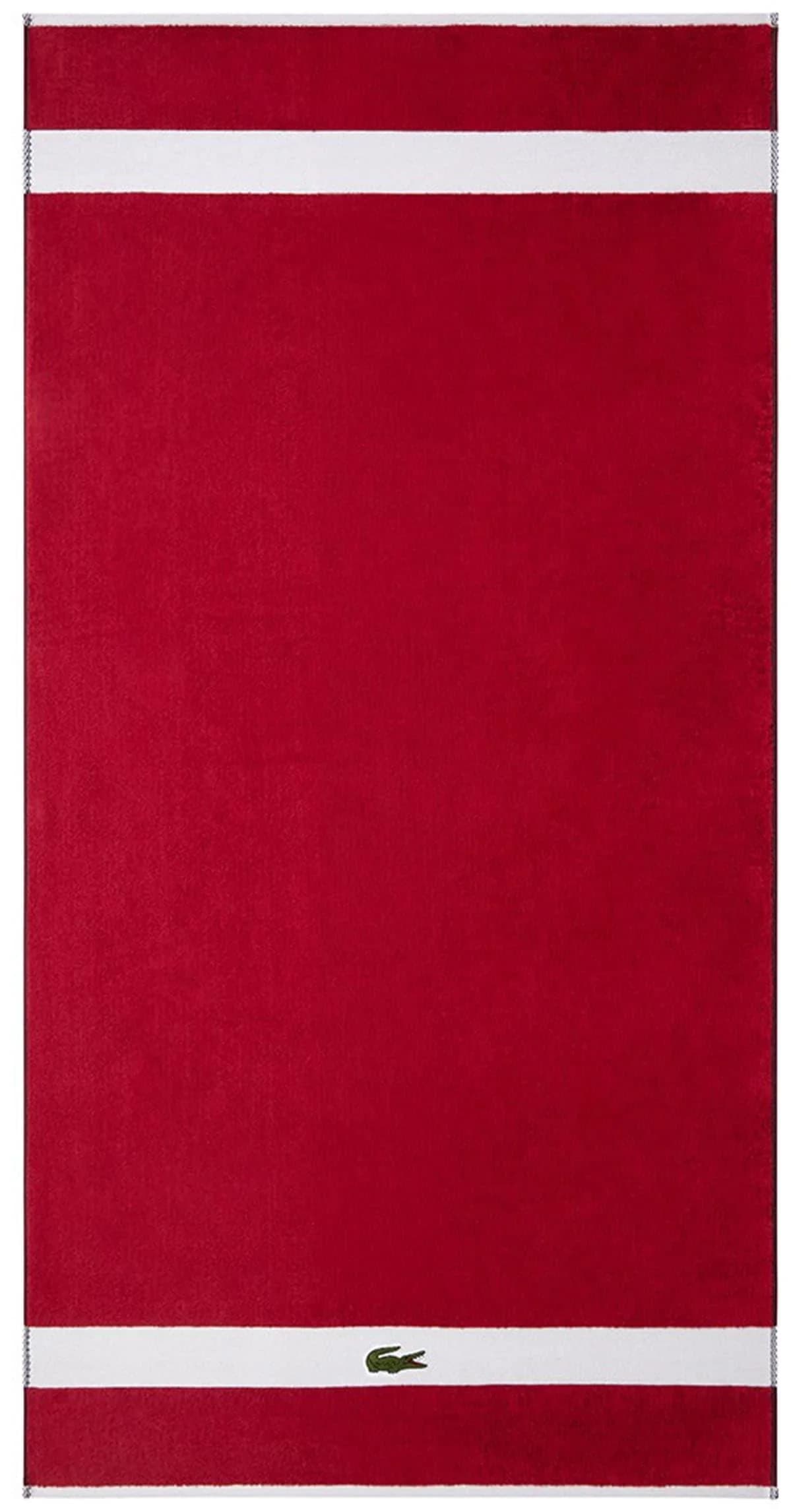 LACOSTE Duschtuch LCASUAL rouge Frottier 70x140cm