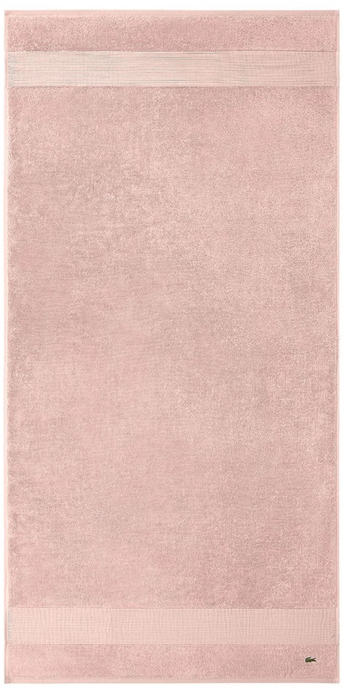 LACOSTE Duschtuch LLECROCO rosepal Frottier 100% Baumwolle