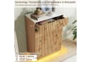 ADWOLT Sideboard Kommode mit 5 Schubladen und LED-Beleuchtung Natur Bild 4