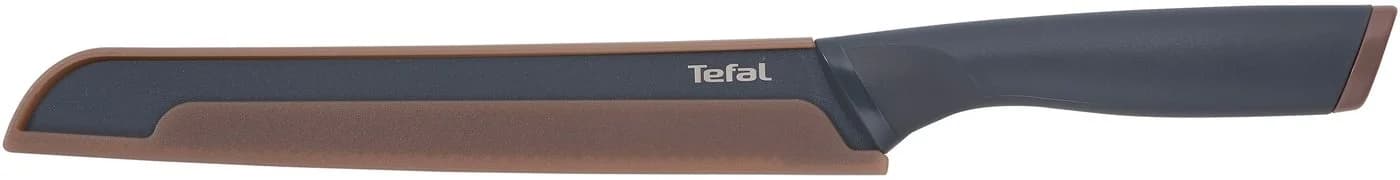 Tefal Brotmesser Fresh Kitchen Grau/Braun Titan-Versiegelung