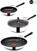 Tefal Pfannen-Set Jamie Oliver 4-tlg. Edelstahl Silber Bild 1