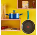 Tefal Pasta La Vista Kochgeschirr-Set 6-tlg. Aluminium mit Siebdeckel Bild 4