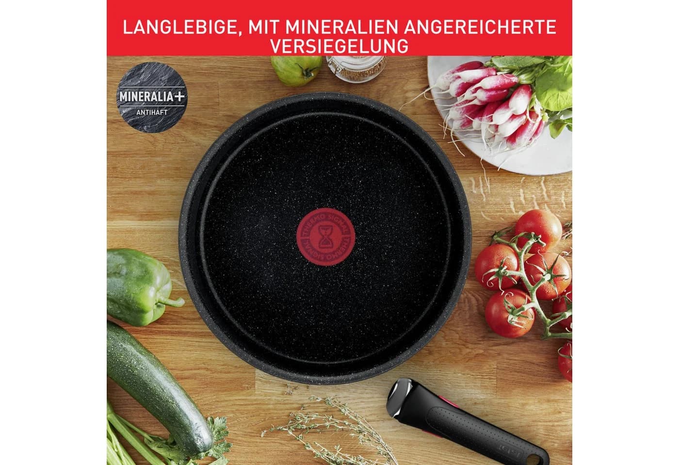 Tefal Ingenio Black Stone Pfannen-Set 3-tlg. mit abnehmbarem Griff - Bild 4