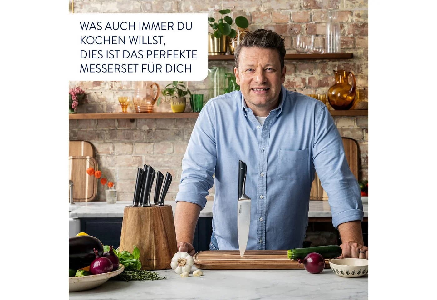 Messer-Set TEFAL Jamie Oliver 3-tlg. Schwarz/Grau Edelstahl - Bild 5