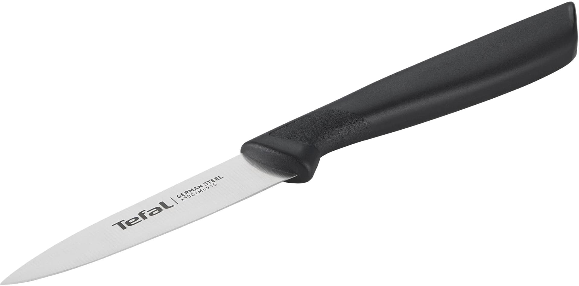 Schälmesser TEFAL Colorfood Schwarz Edelstahl 8 cm