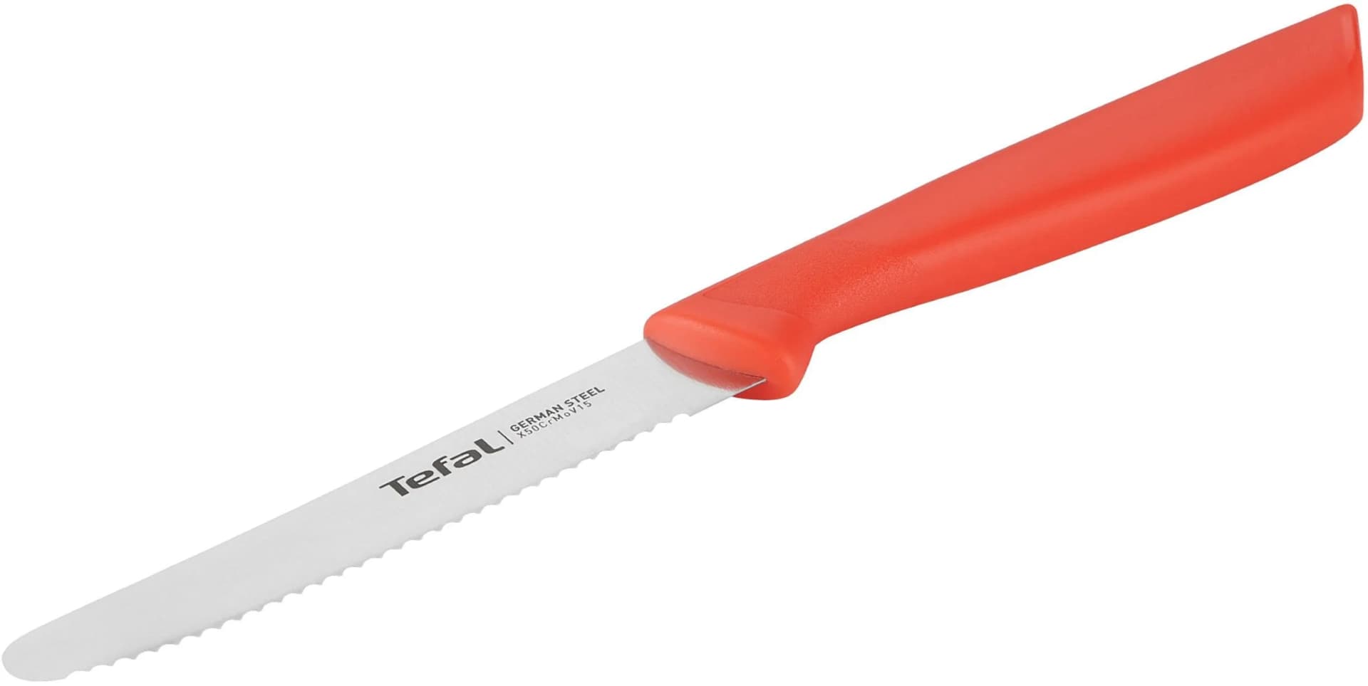 TEFAL Colorfood Universalküchenmesser Orange Edelstahl 10 cm