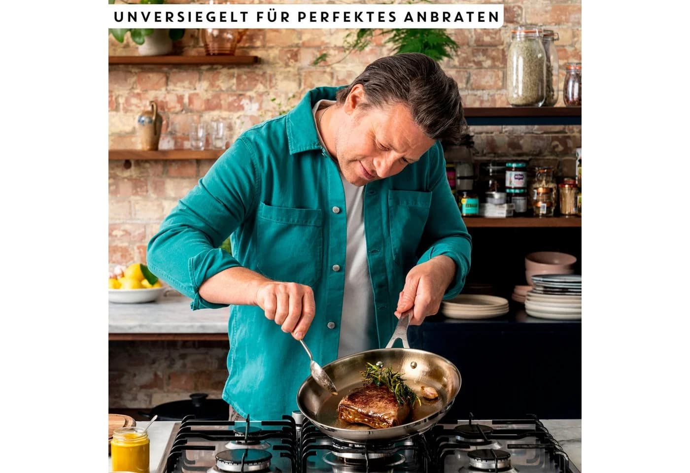 Tefal Bratpfanne Jamie Oliver Cook Smart Edelstahl 18/10 Induktion - Bild 5