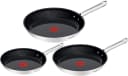 TEFAL Pfannen-Set Duetto On Edelstahl Schwarz Antihaftbeschichtung Induktion Bild 2