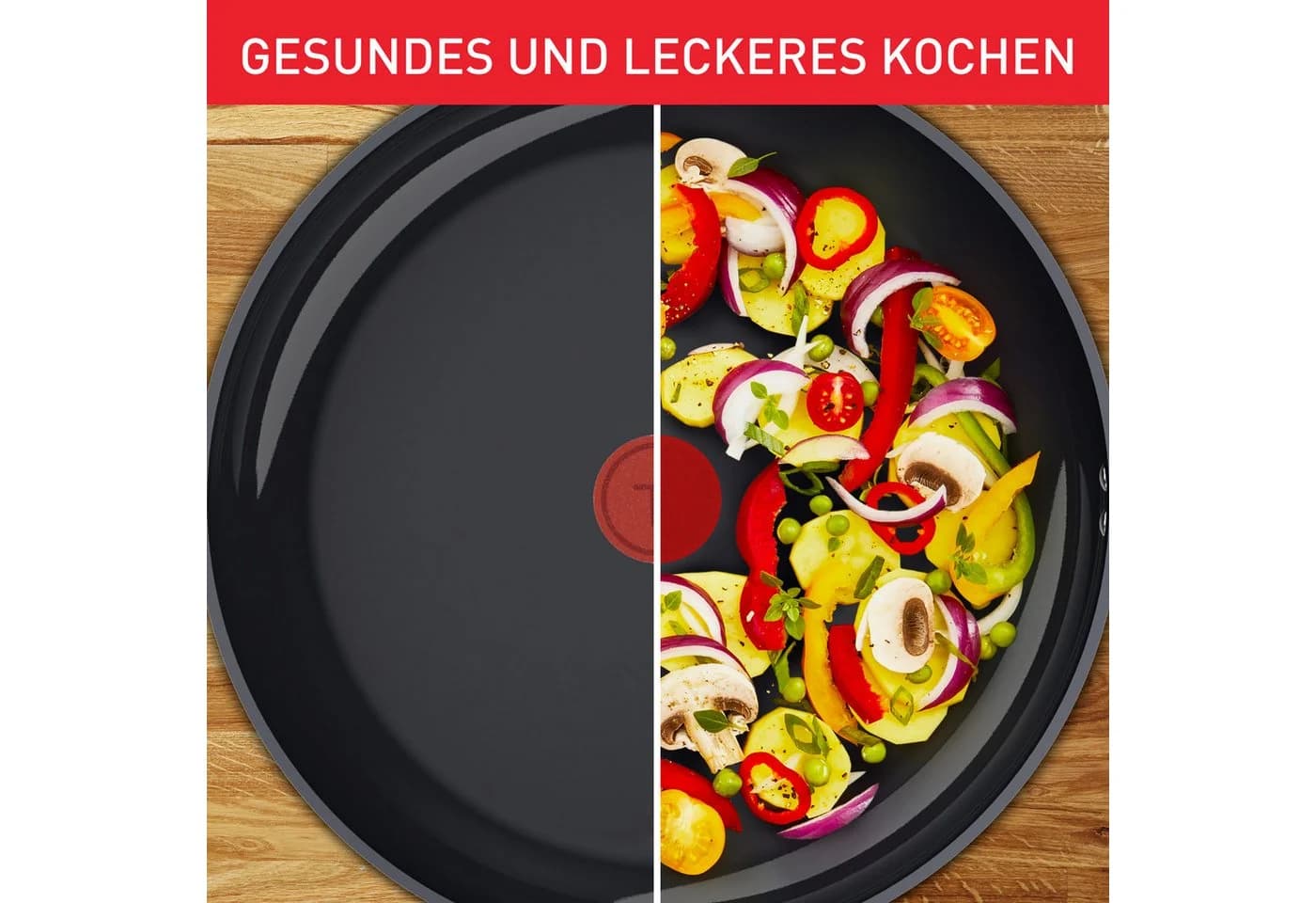 TEFAL Pfannen-Set Duetto On Edelstahl Schwarz Antihaftbeschichtung Induktion - Bild 5