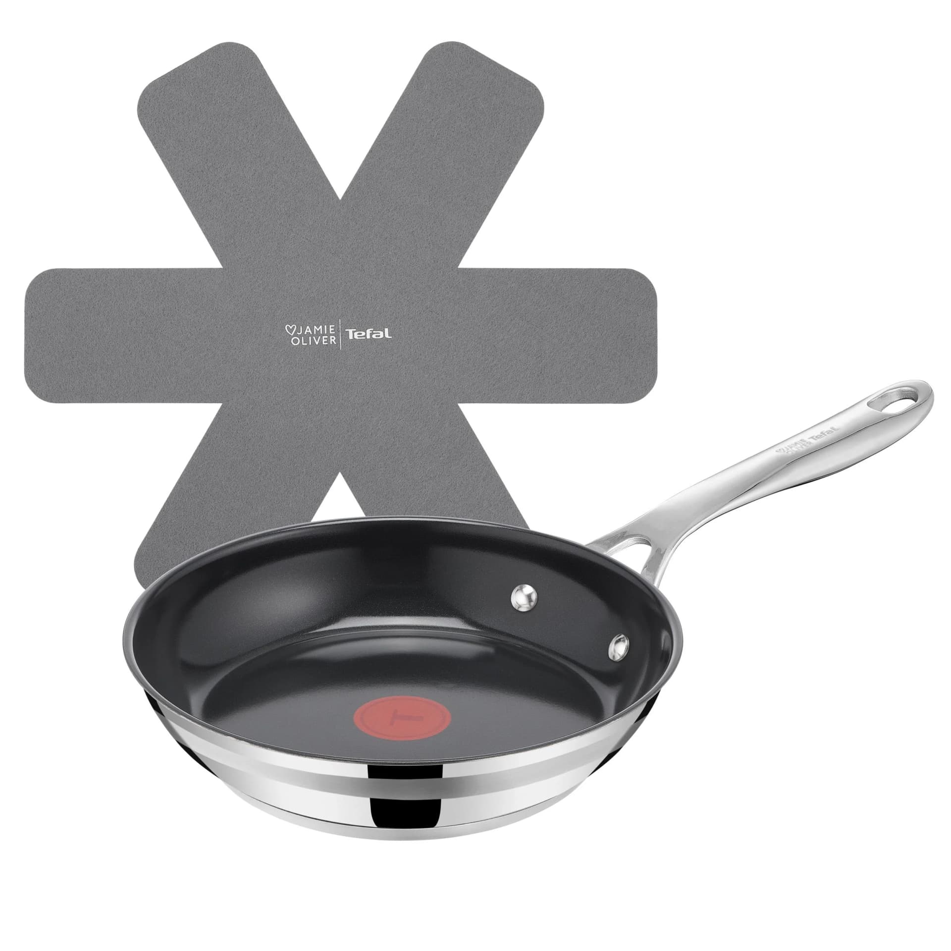Tefal Jamie Oliver Smart Cook Bratpfanne 20cm Edelstahl Keramik