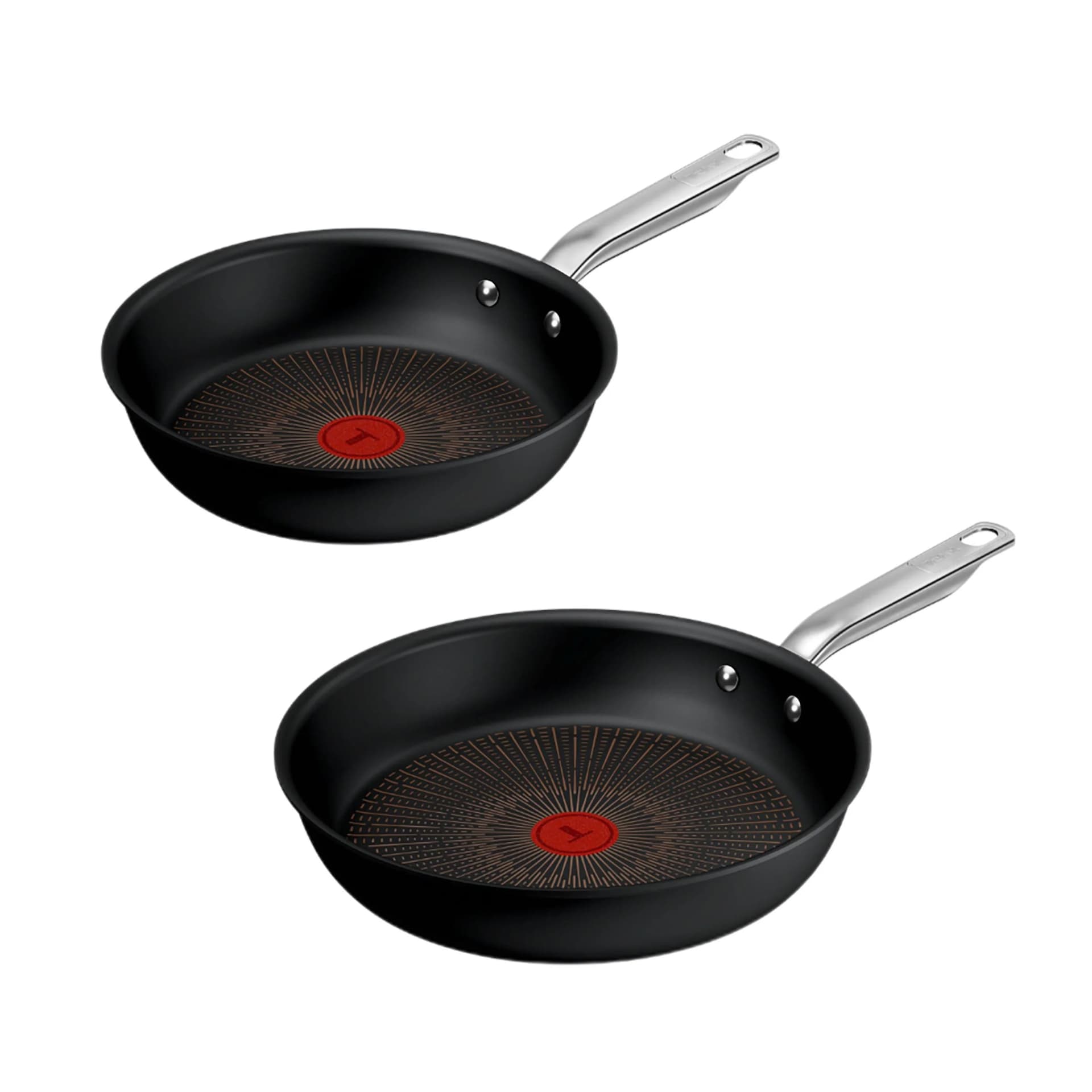 Tefal Experience Pfannen-Set Schwarz FusionCore Antihaft