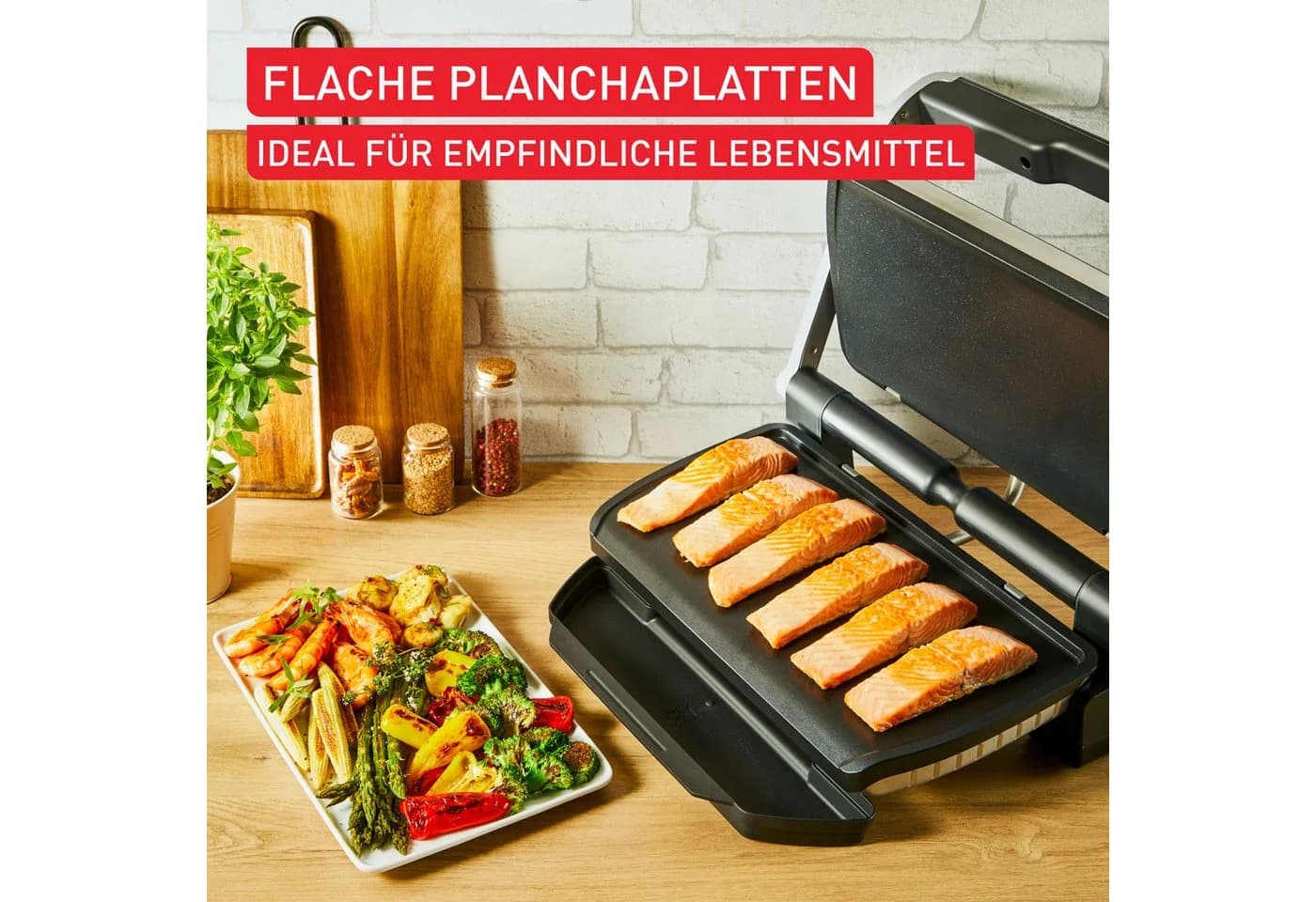 TEFAL Backblech XA7298 OptiGrill Schwarz Alu-Druckguss - Bild 5