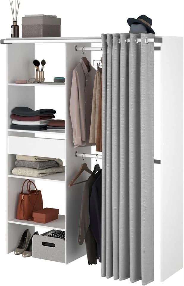 Weißer Kleiderschrank - Bild 4