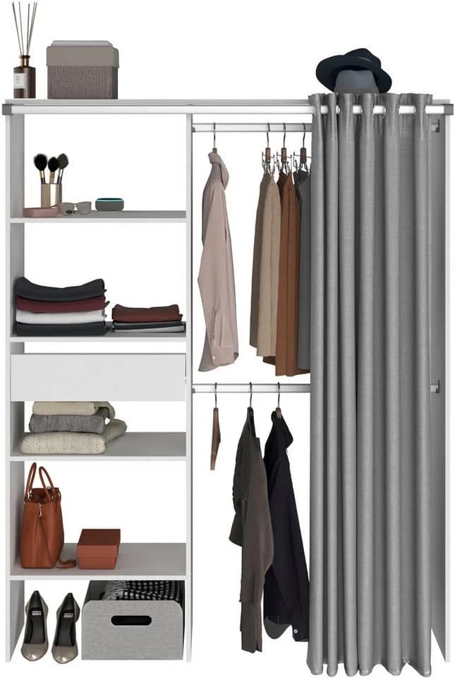 Weißer Kleiderschrank - Bild 5