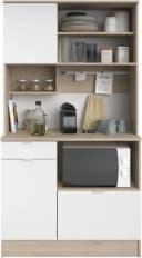 Parisot Socool Buffet Weiß Eiche Jackson 100cm Bild 2