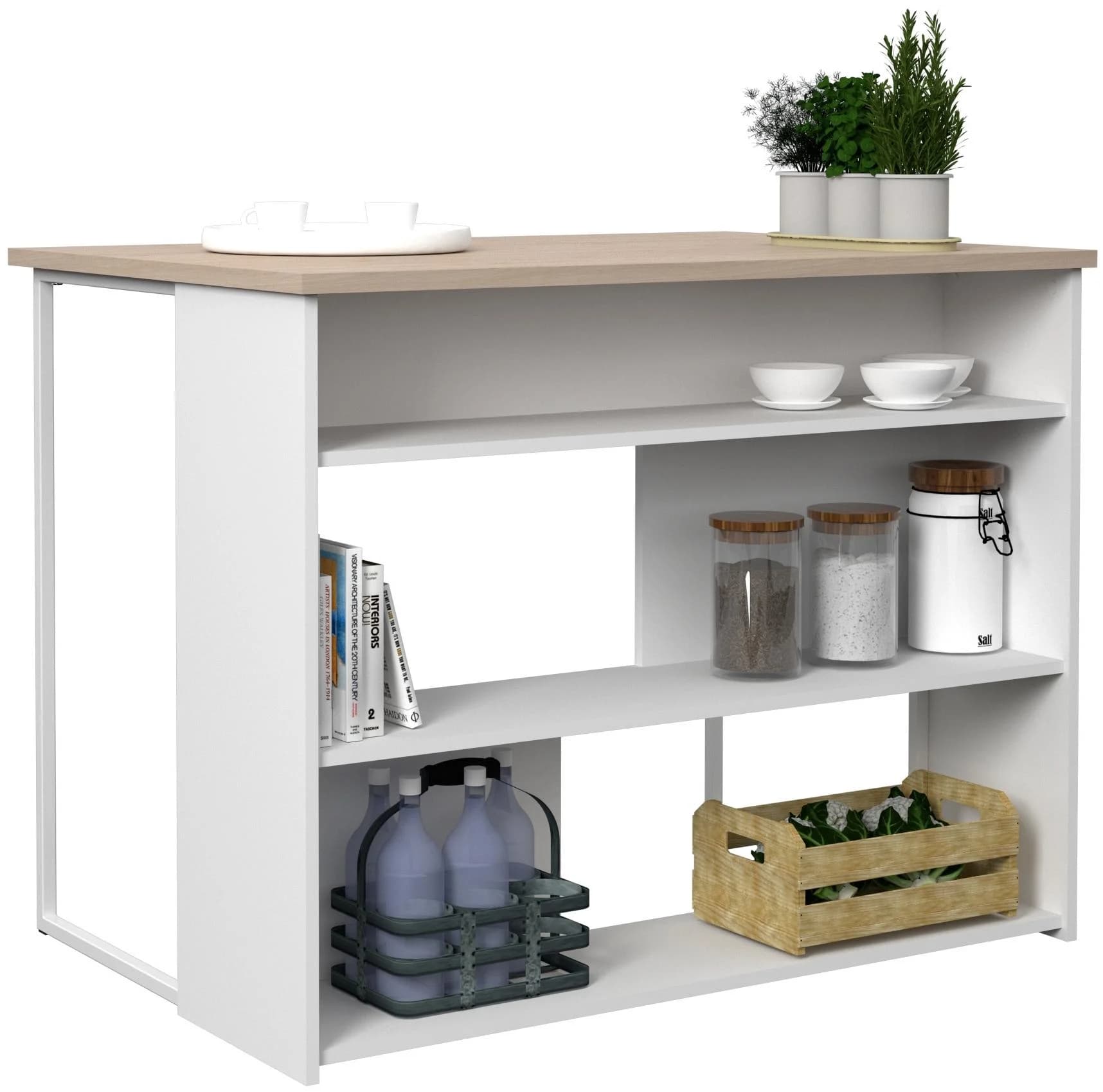 PARISOT Socool 12 Küchenregal Weiß Eiche Modern - Bild 2