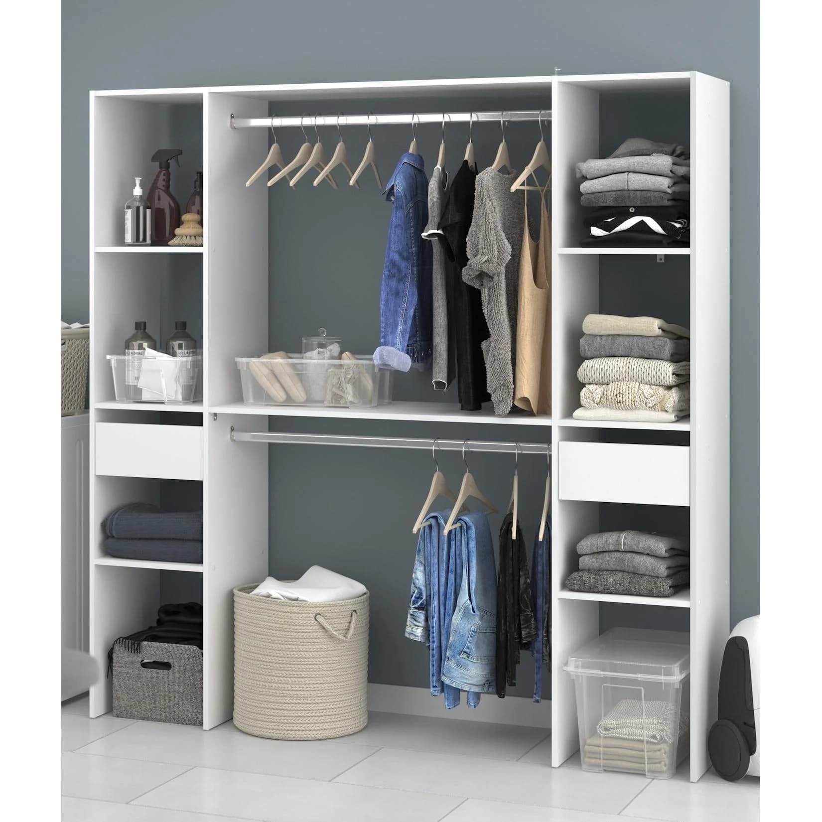 Parisot Mehrzweckschrank Combi 3 Weiß - Bild 1