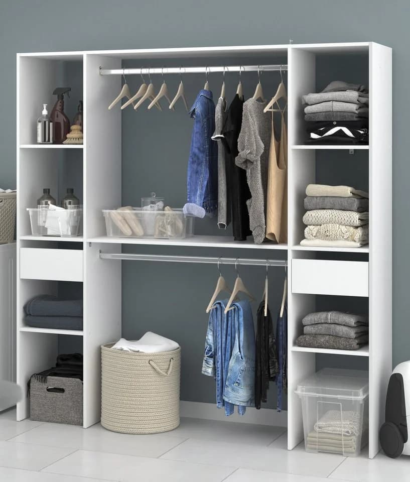 Parisot Mehrzweckschrank Combi 3 Weiß - Bild 3