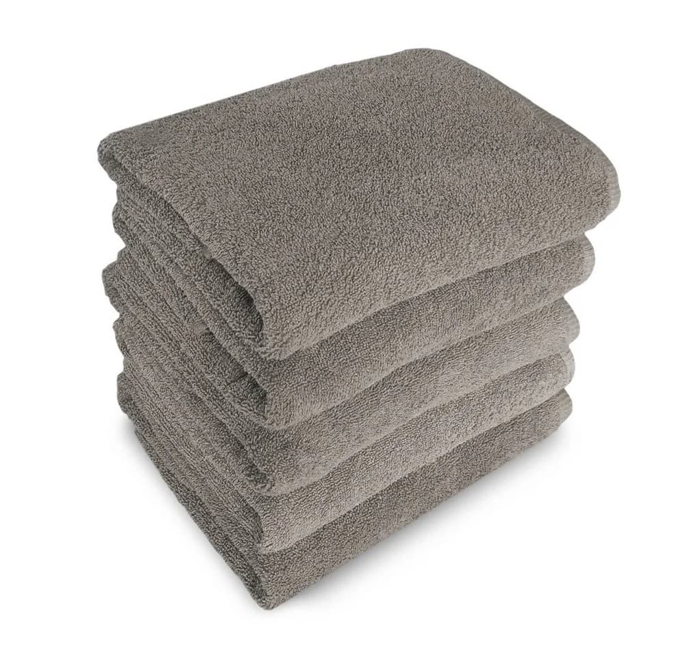 MatratzenL.A.B® Handtuch 500 g/m² 100% Baumwolle mit Aufhänger Grau