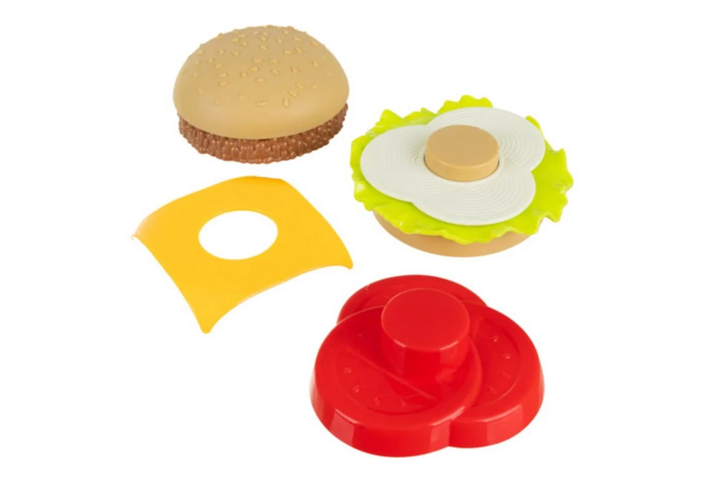 KRUZZEL Fast Food Spielzeug Set 26 Teile Burger Pommes Kinderküche - Bild 3