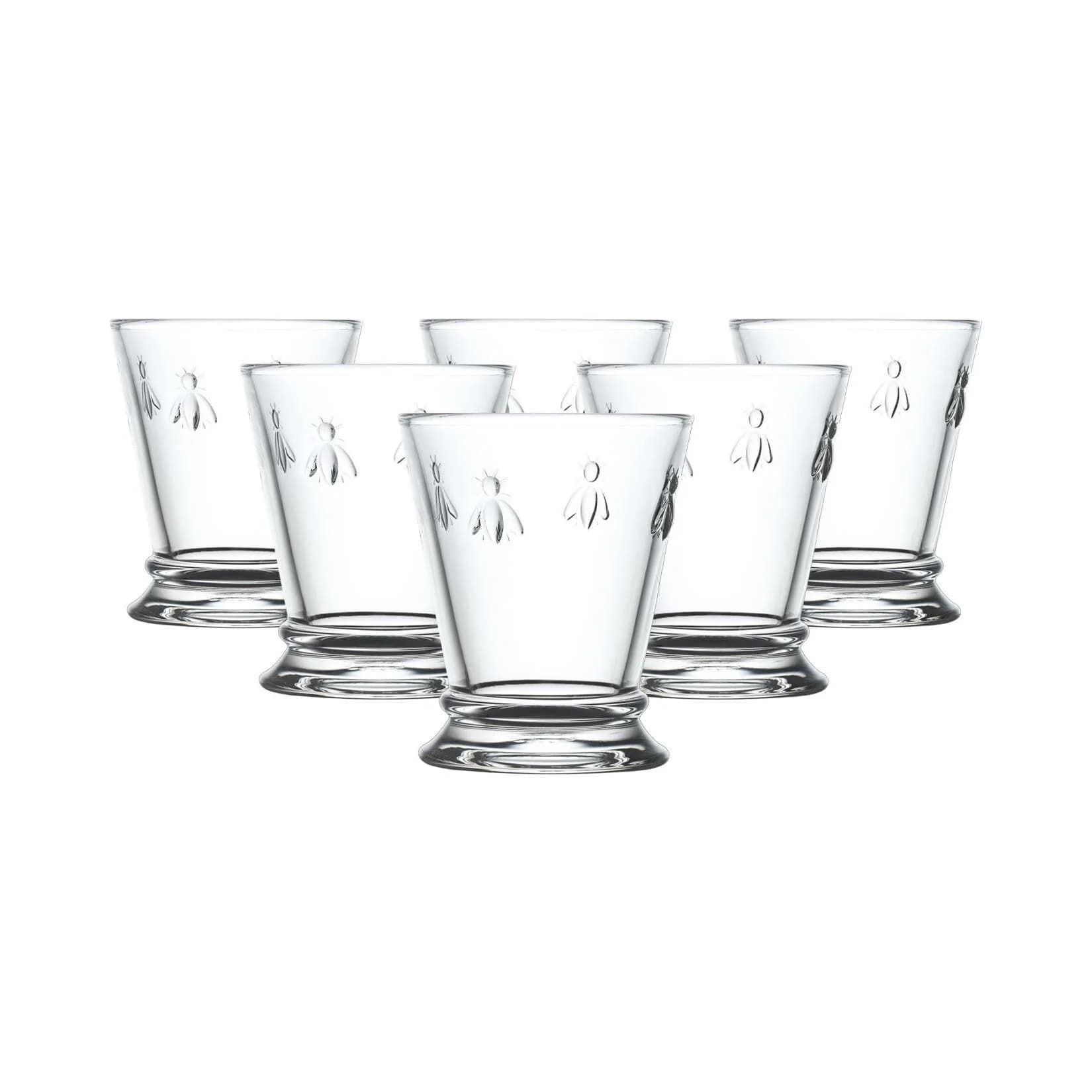 La Rochère Wassergläser Biene Abeille 185 ml 6er Set transparent