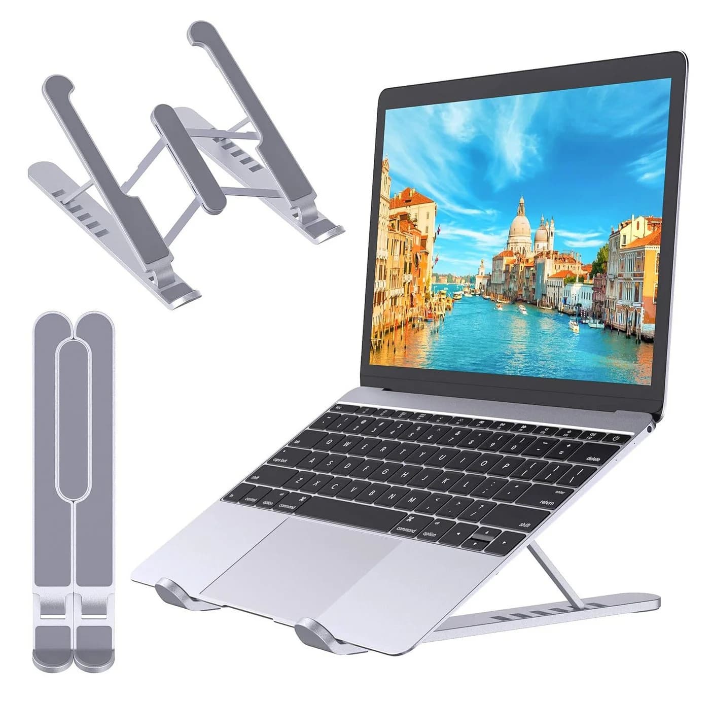 JPARR Faltbarer Laptop-Ständer 6 Winkel Tragbar - Bild 2