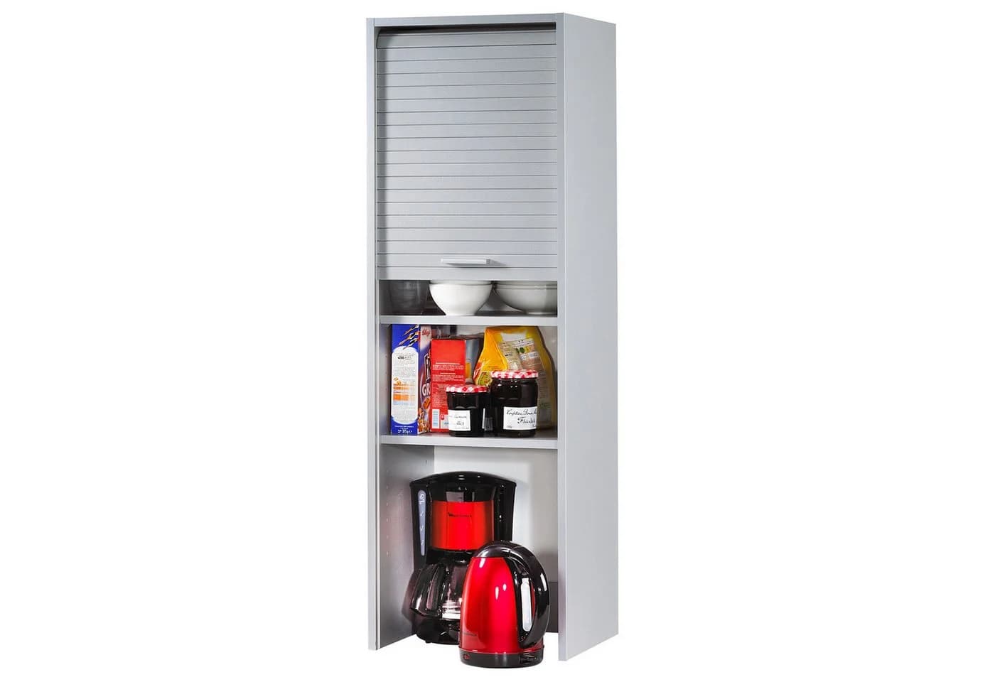 SIMMOB Küchenschrank Hochschrank Rollladentür Aluminium - Bild 4