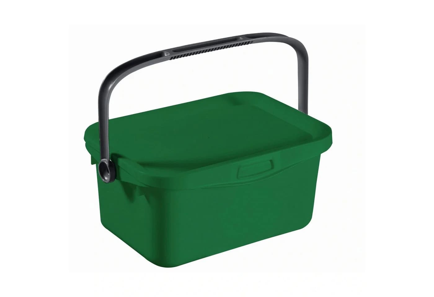Curver Bio Box Lisa Mülleimer 3L grün/silber