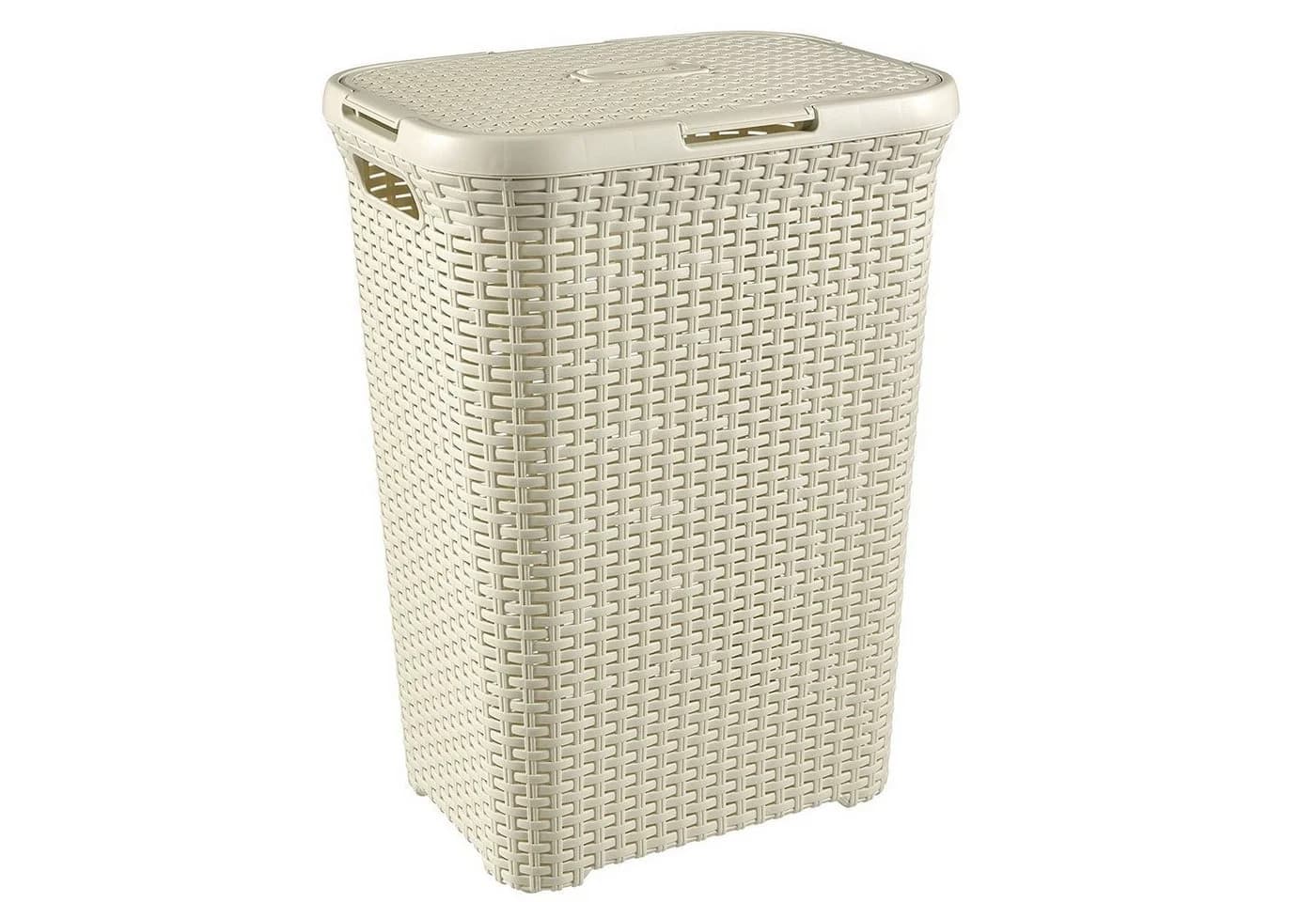 Curver Wäschekorb Natural Style 60L Beige Kunststoff