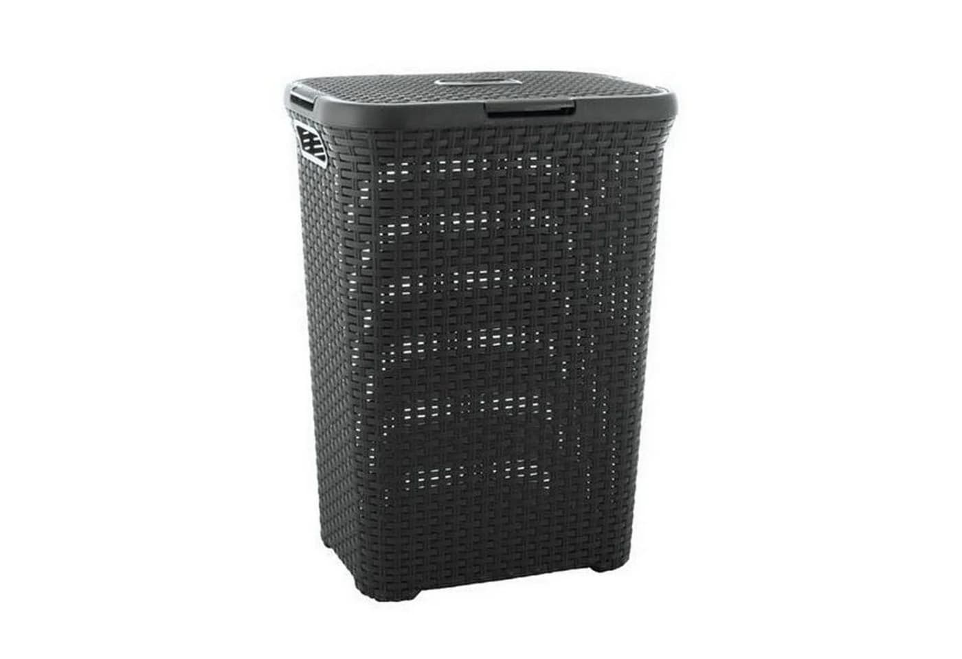 Curver Wäschekorb Natural Style 40L Grau Kunststoff