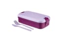Curver Lunchbox Lunch & Go mit Besteck Lila Kunststoff Bild 2