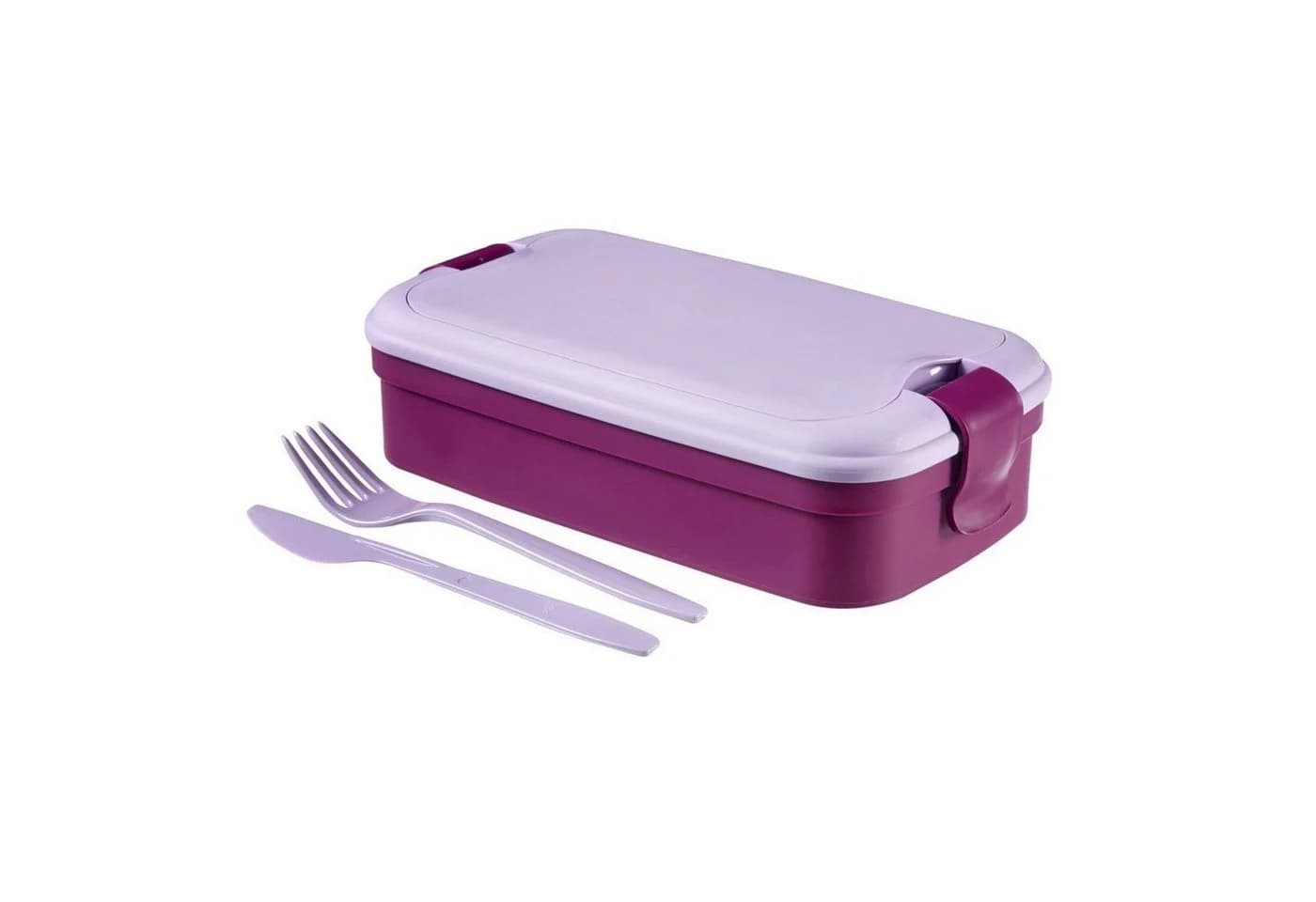 Curver Lunchbox Lunch & Go mit Besteck Lila Kunststoff - Bild 2