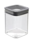 Curver Vorratsdose Dry Cube Grau Transparent Stapelbar Bild 2