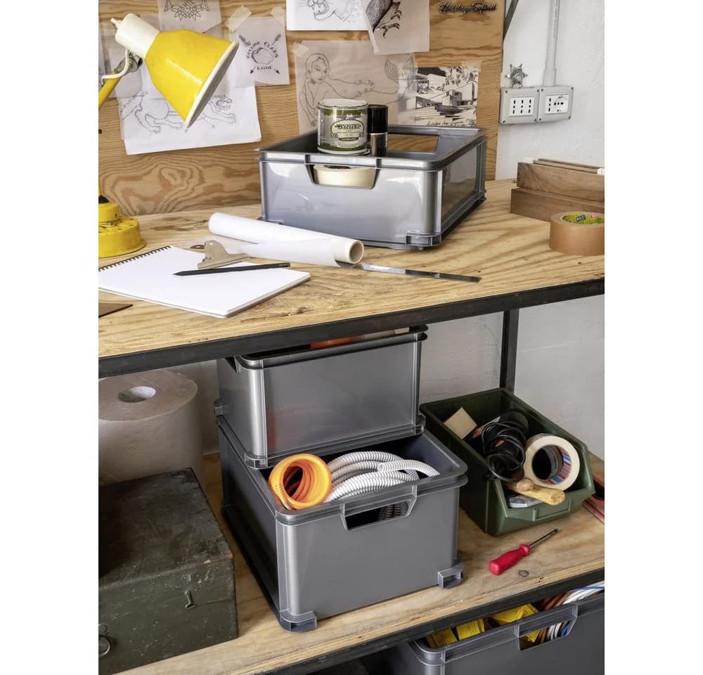 Curver Aufbewahrungsbox UNIBOX Classic S 15L Silber - Bild 3